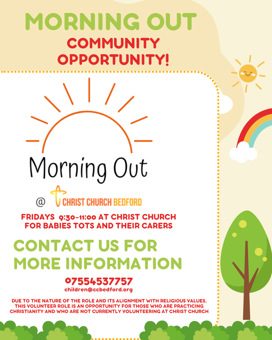 Morning Out Co-ordination team